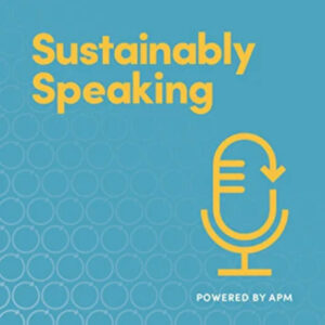 Sustainably Speaking graphic